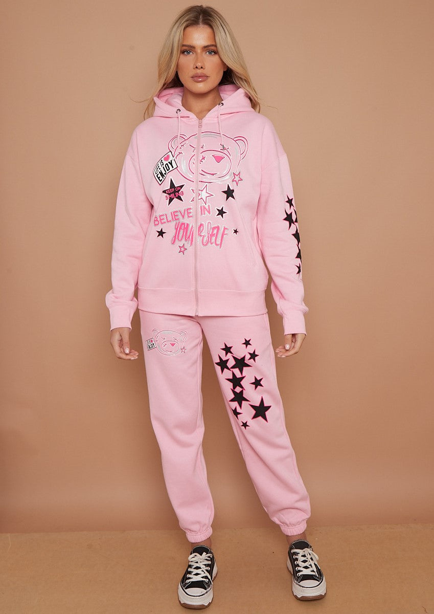 Believe In Yourself Graphic Fleece Co-ord