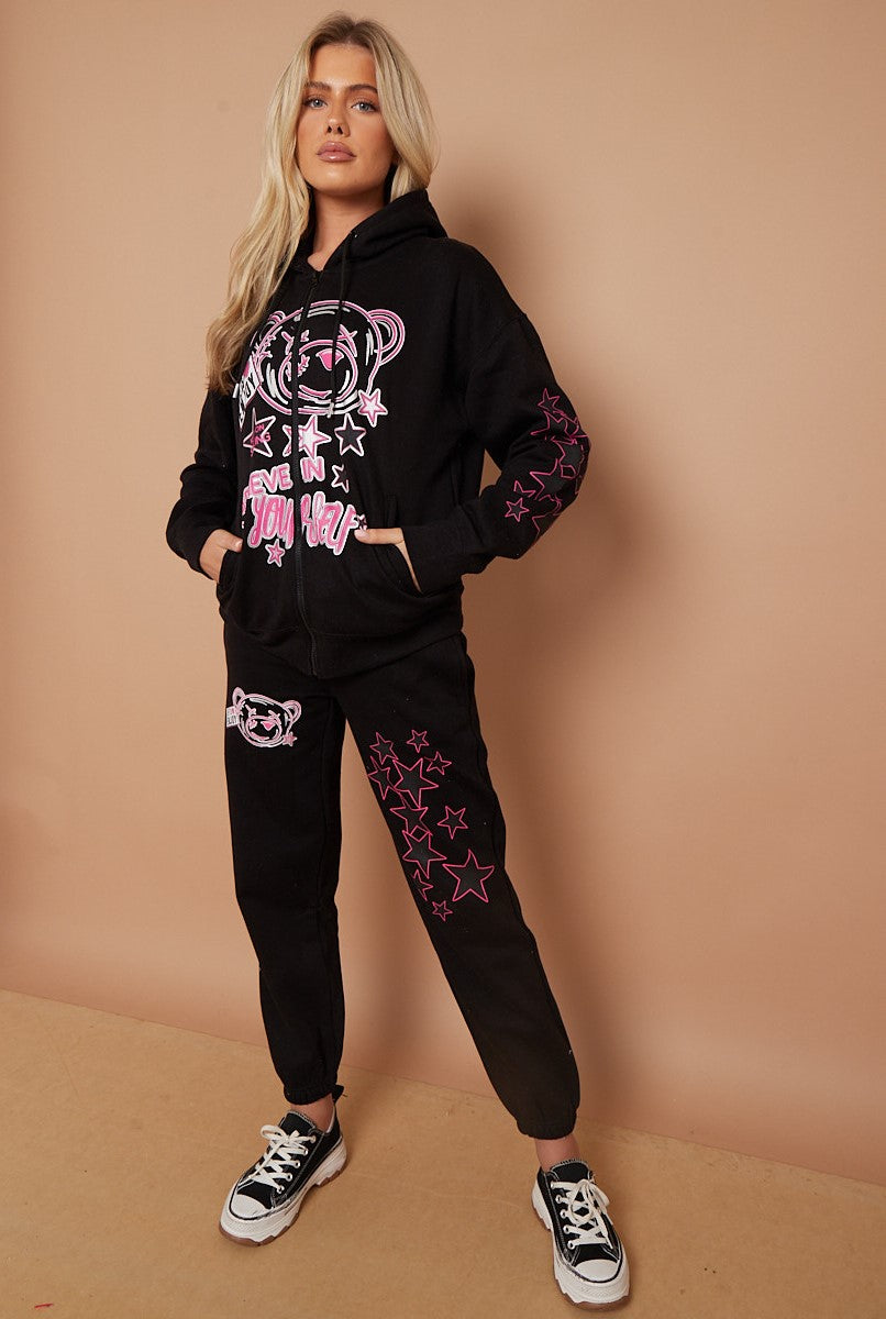 Believe In Yourself Graphic Fleece Co-ord