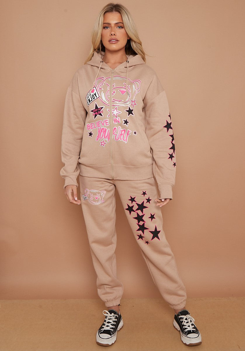 Believe In Yourself Graphic Fleece Co-ord