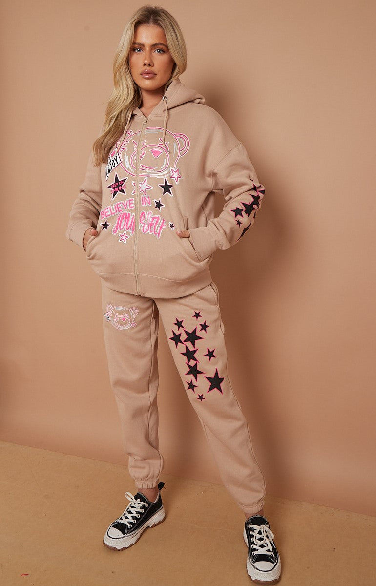 Believe In Yourself Graphic Fleece Co-ord