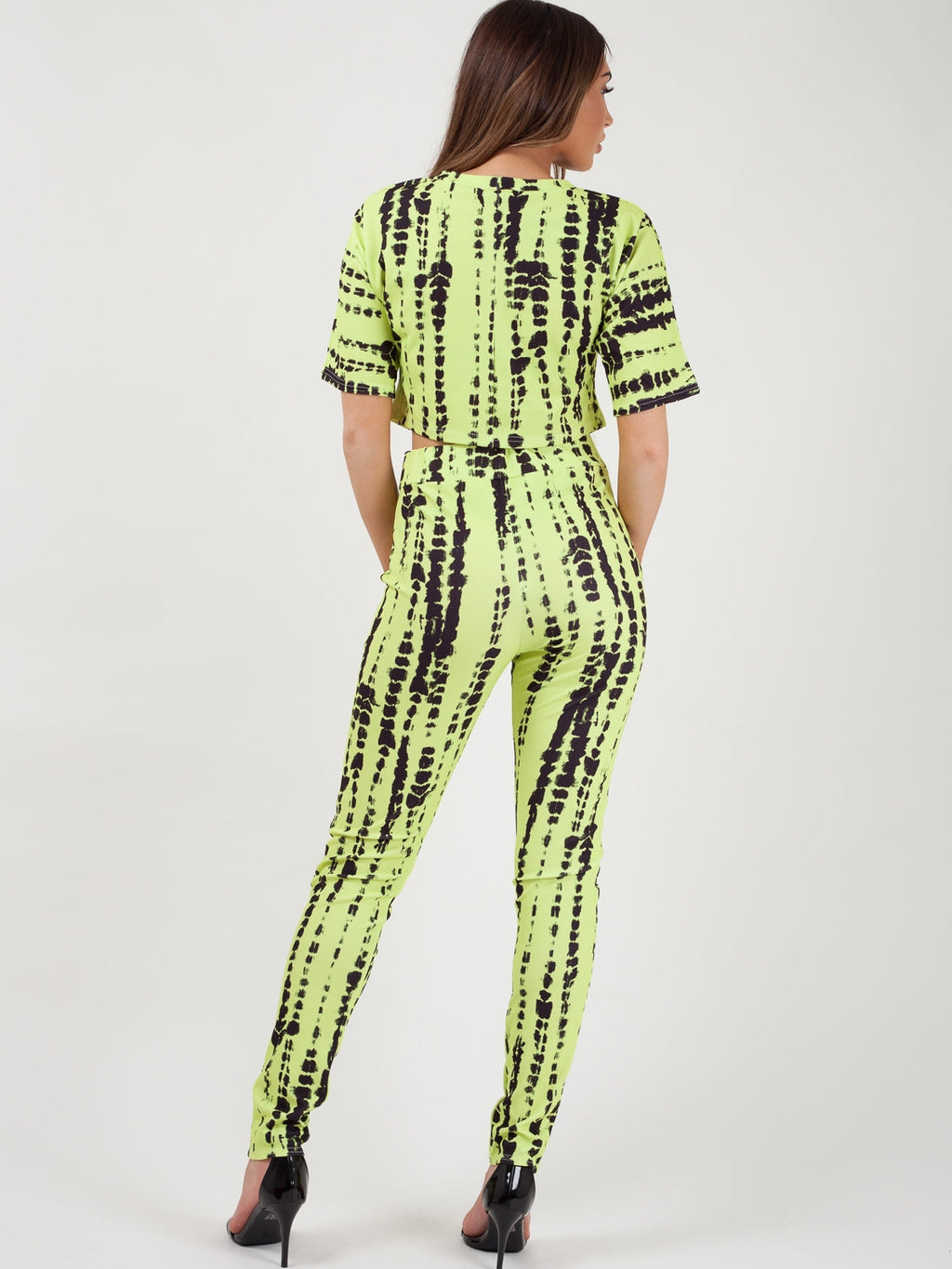 Tie Dye Crop Top And Trouser Co-ord