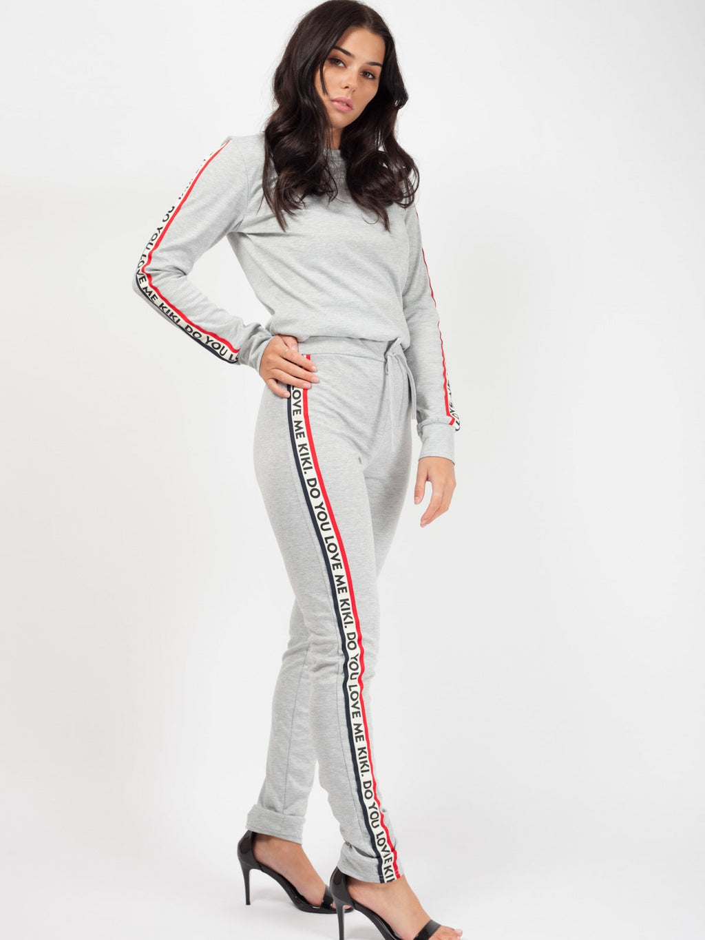 Kiki Do You Love Me Tape Loungewear Set