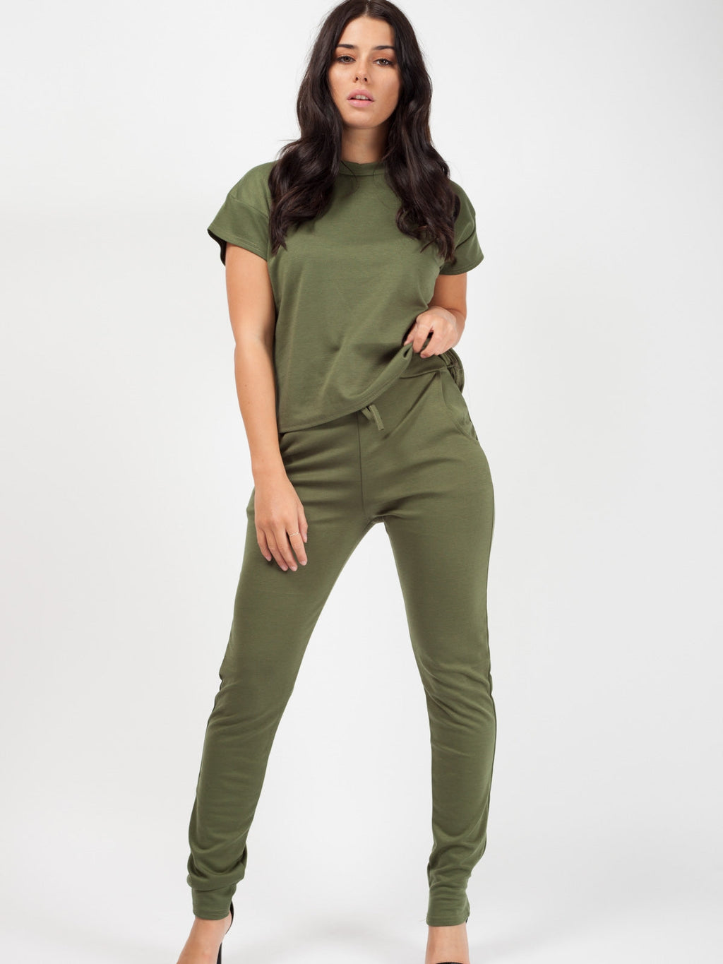 Samira Short Sleeve Boxy Loungewear Co-ord