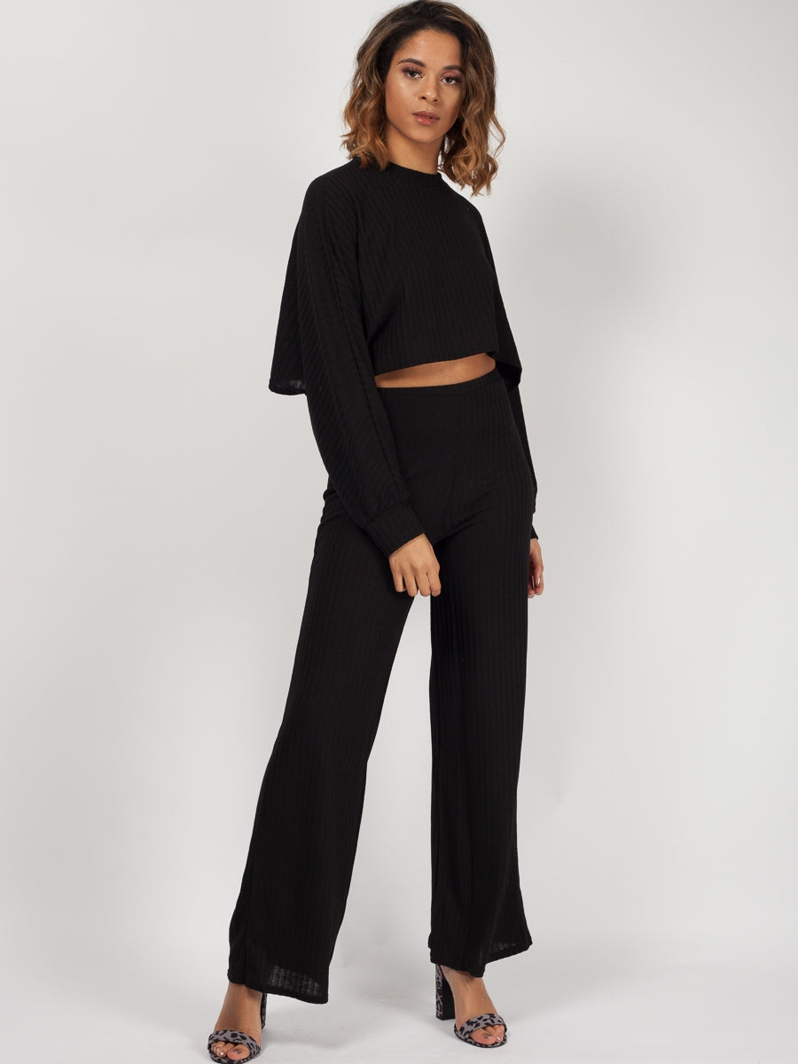 Cropped Batwing Top & Trouser Co-ord