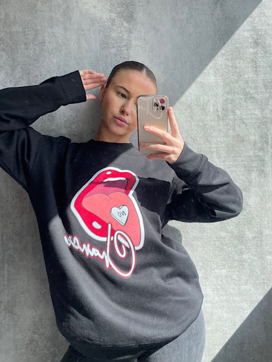 No Chance Graphic Sweatshirt Jumper