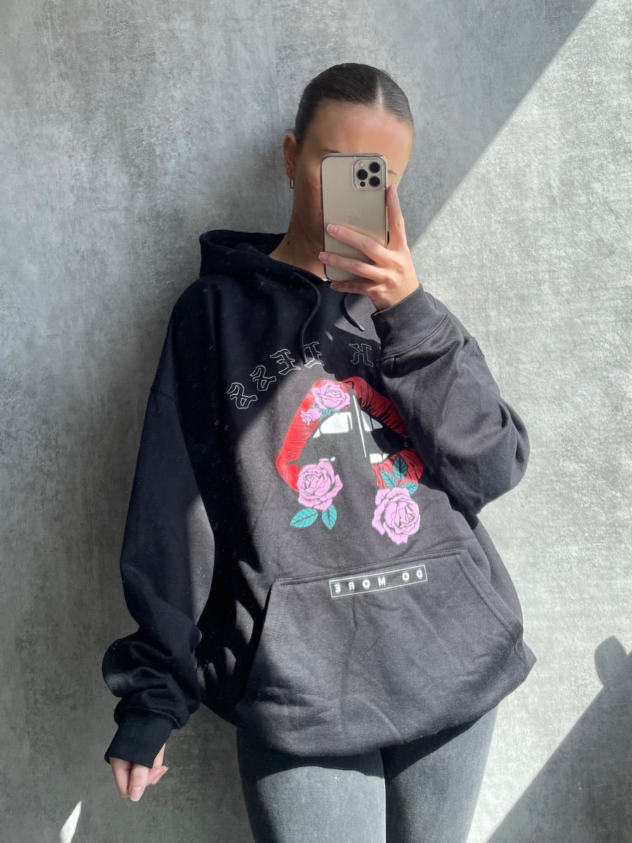 Talk Less Graphic Fleeced Hoodie