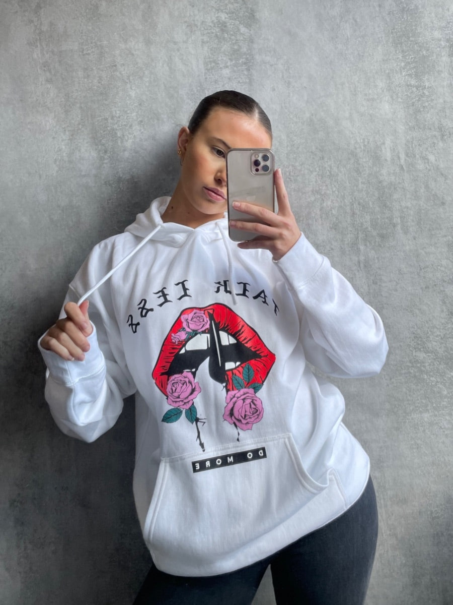 Talk Less Graphic Fleeced Hoodie