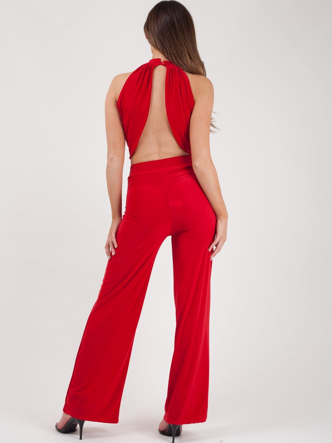 Slinky Wrap Crop Top & Trouser Co-ord