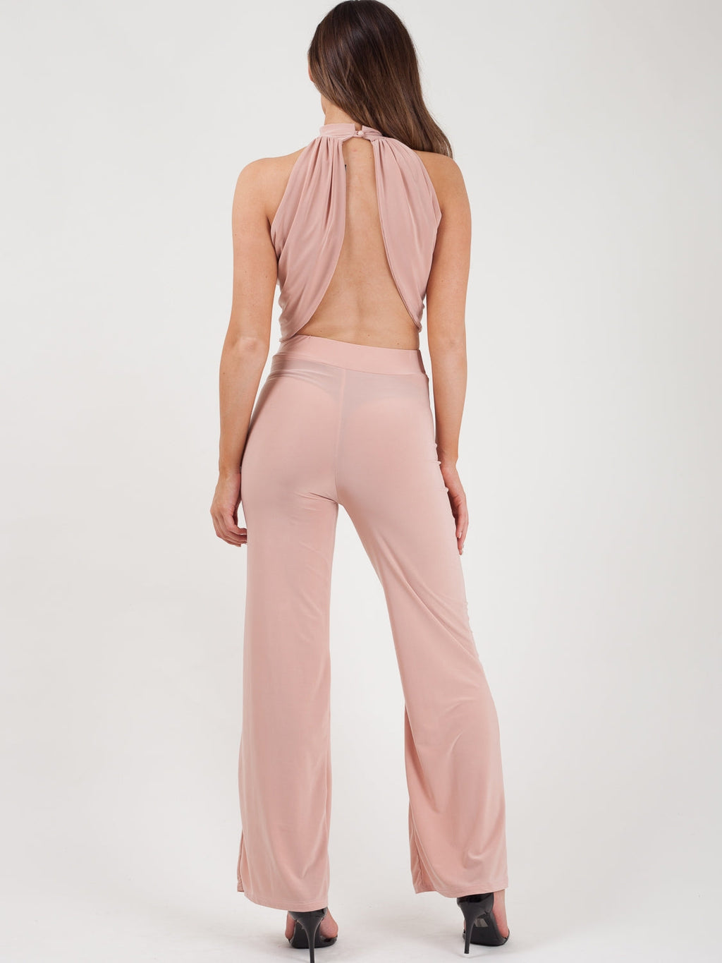 Slinky Wrap Crop Top & Trouser Co-ord