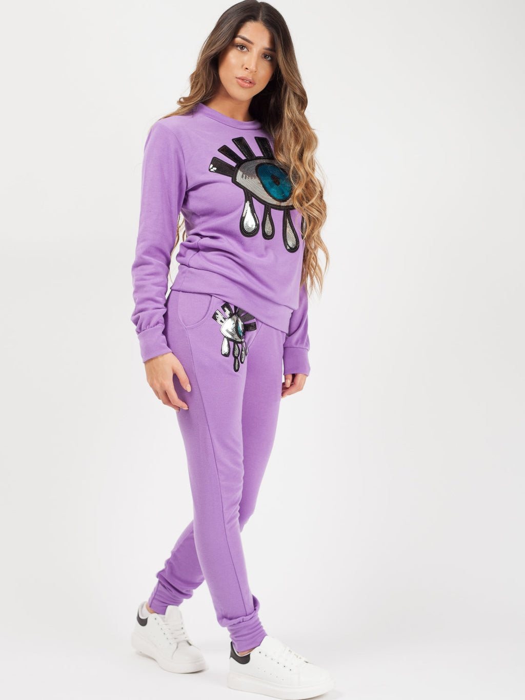 Sequin Eye Applique Co-ord