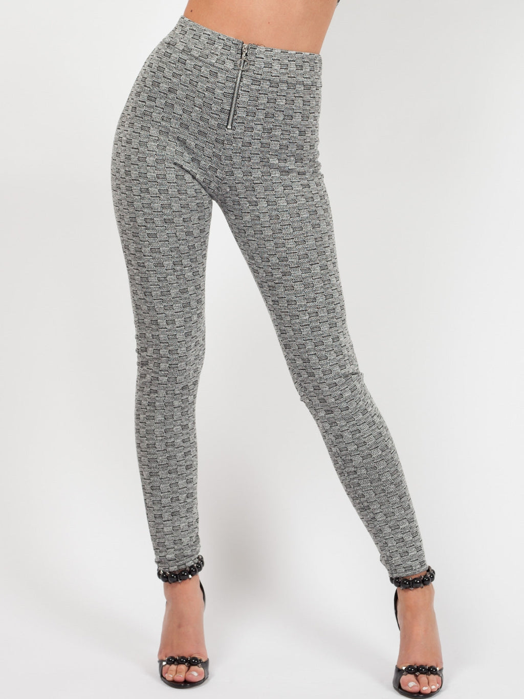 Olivia & Kady Woven Knit Crop Top & Trouser Co-ord