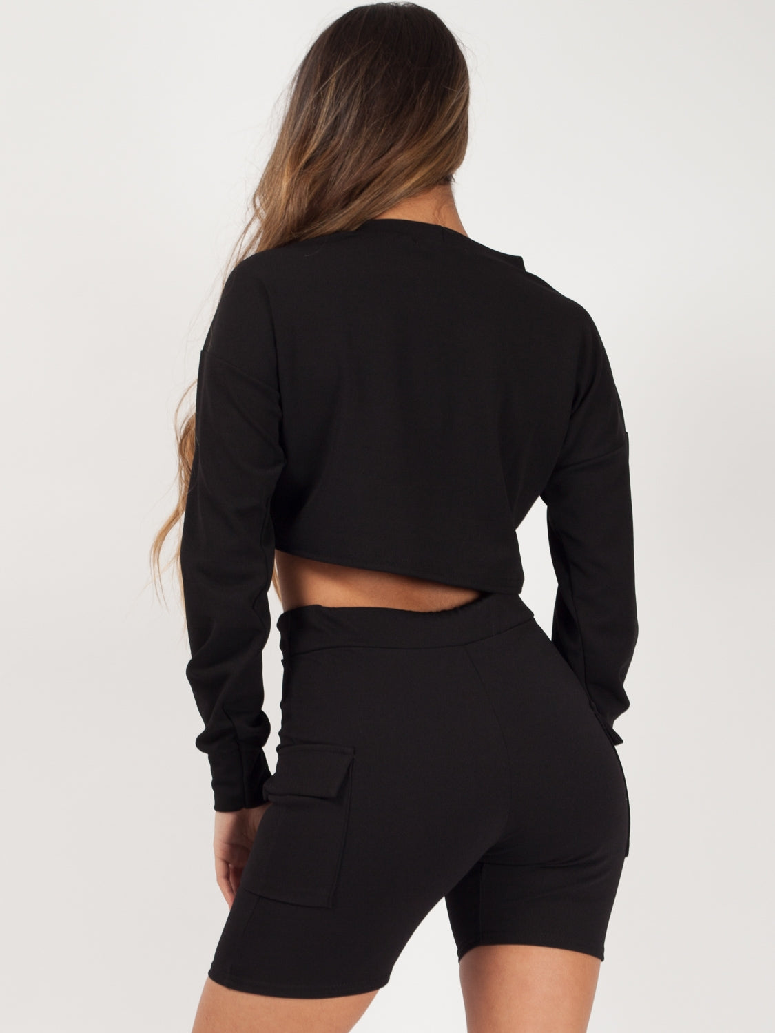 Crop Top & Pocket Shorts Co-ord
