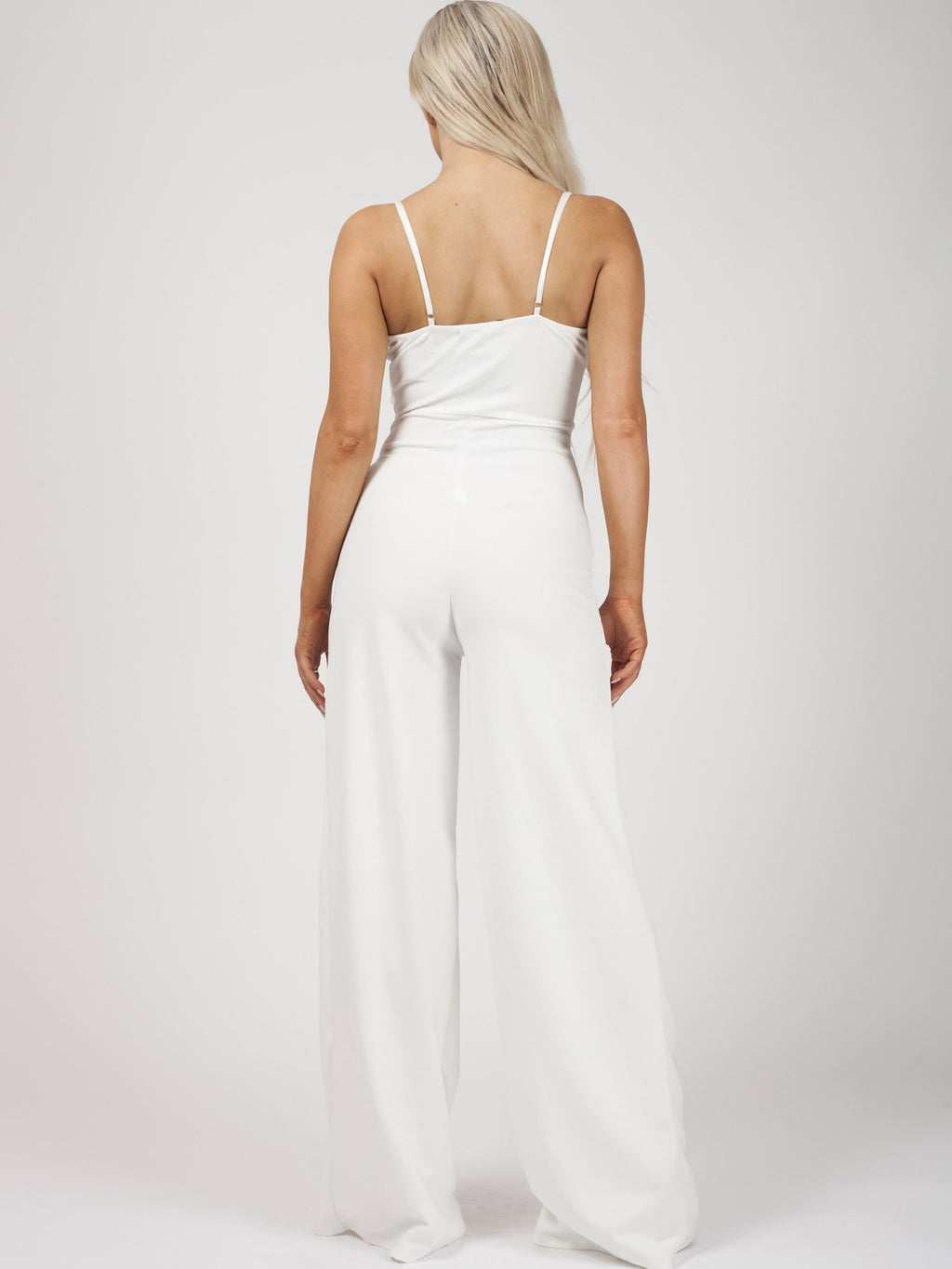 Cut Out Knot Front Cami Jumpsuit