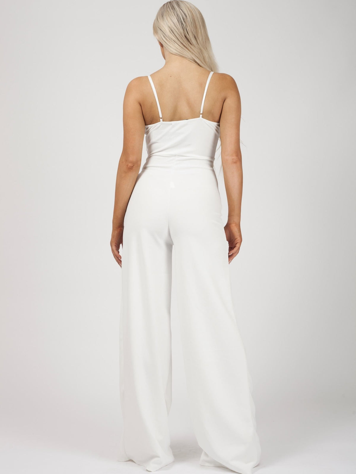 Cut Out Knot Front Cami Jumpsuit
