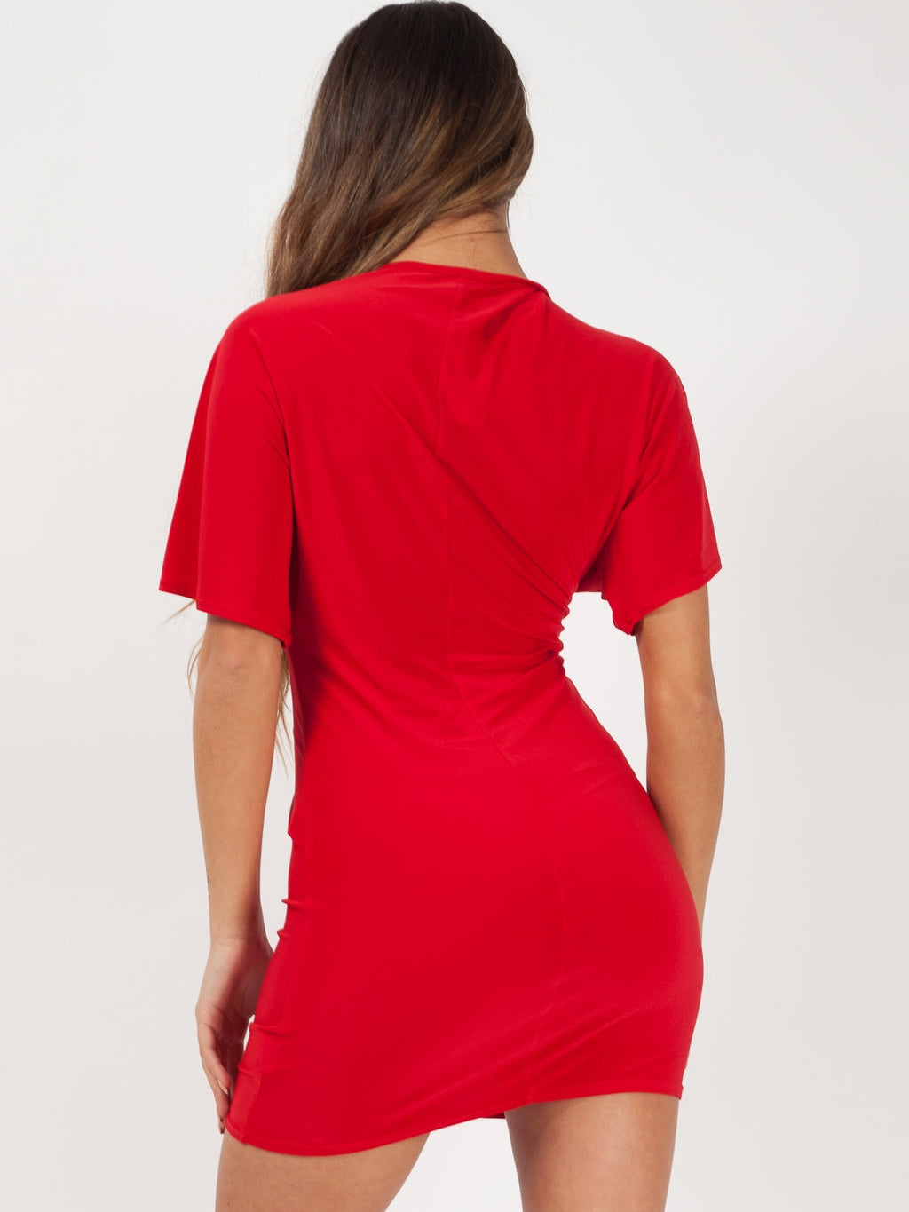Twist Front Bodycon Dress