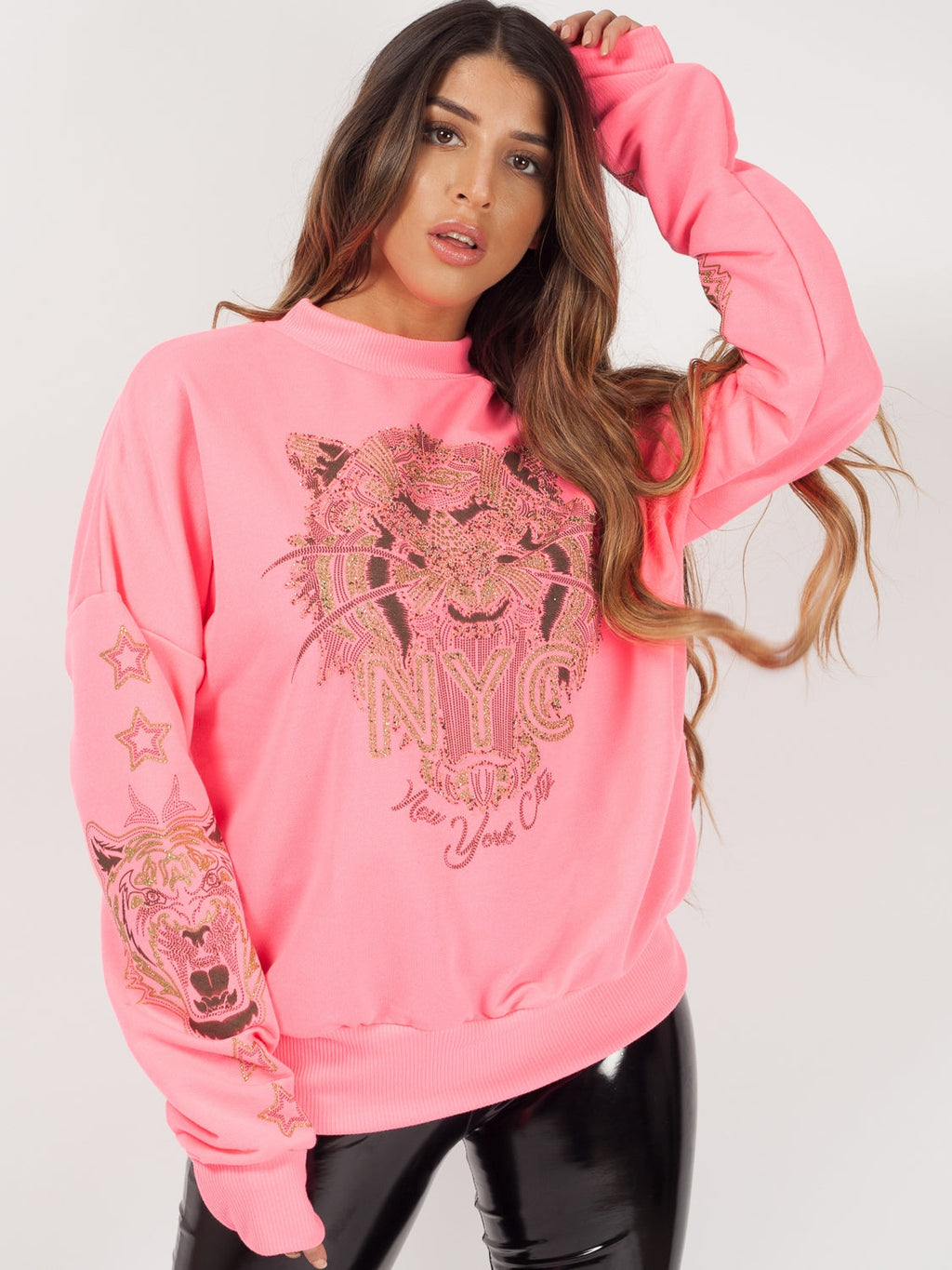 Tiger Printed Sweatshirt Jumper