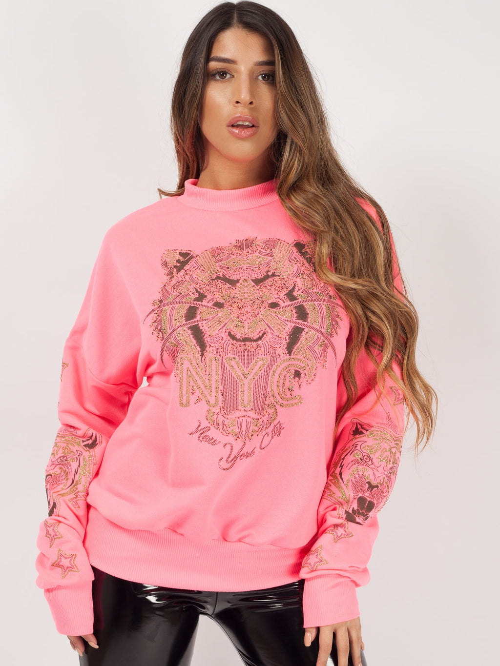 Tiger Printed Sweatshirt Jumper