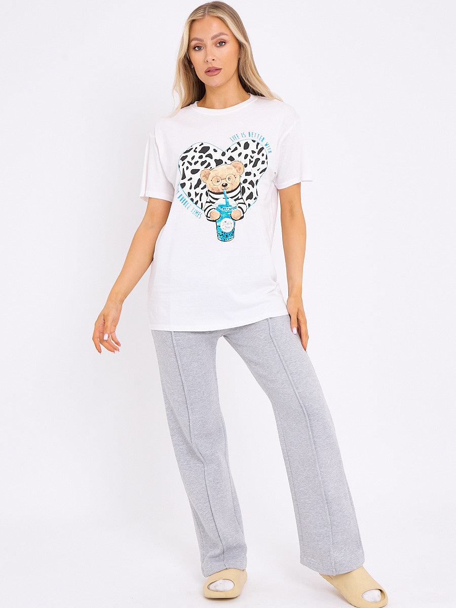Bubble Tea Graphic Printed T-Shirt