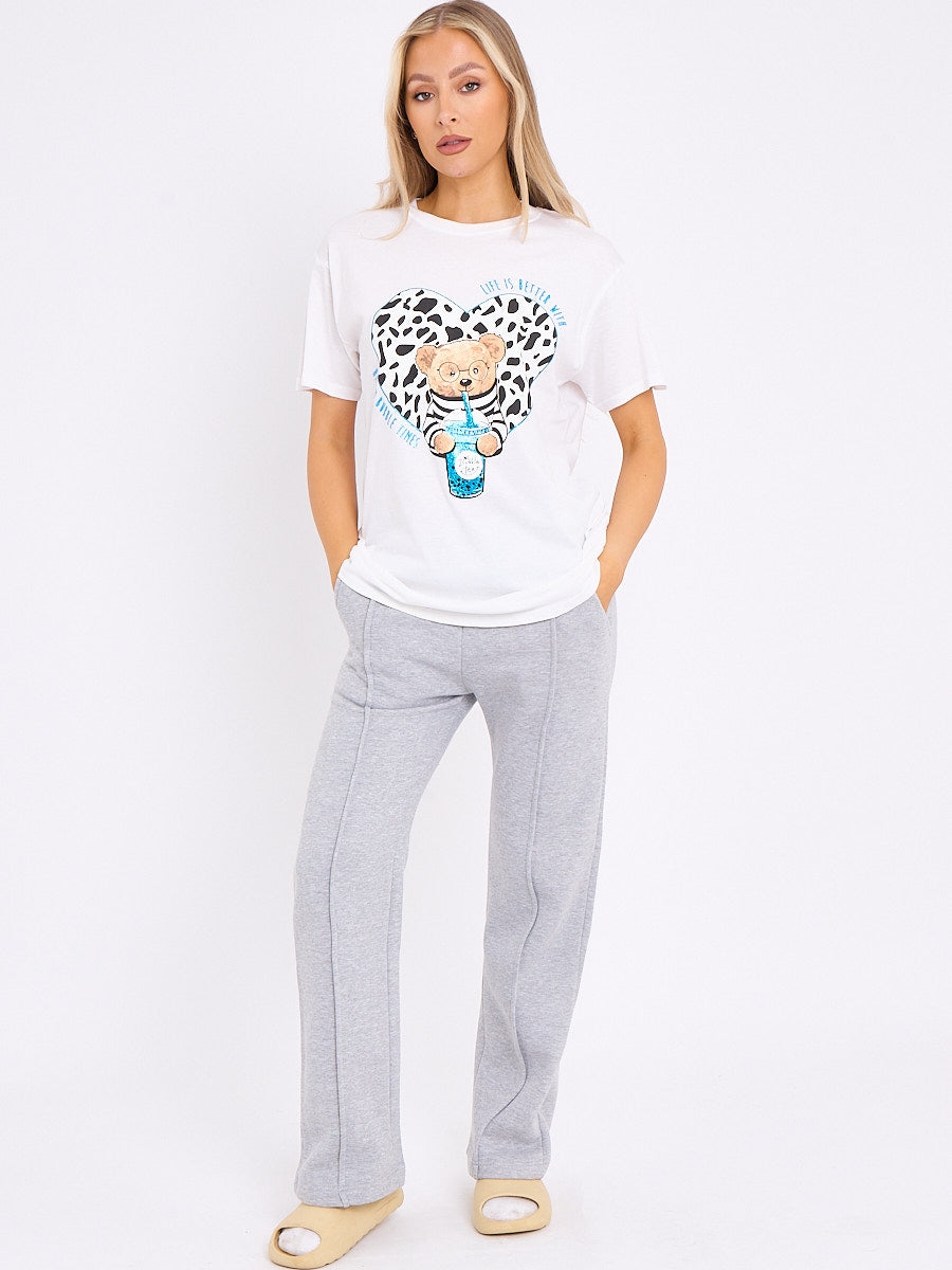 Bubble Tea Graphic Printed T-Shirt