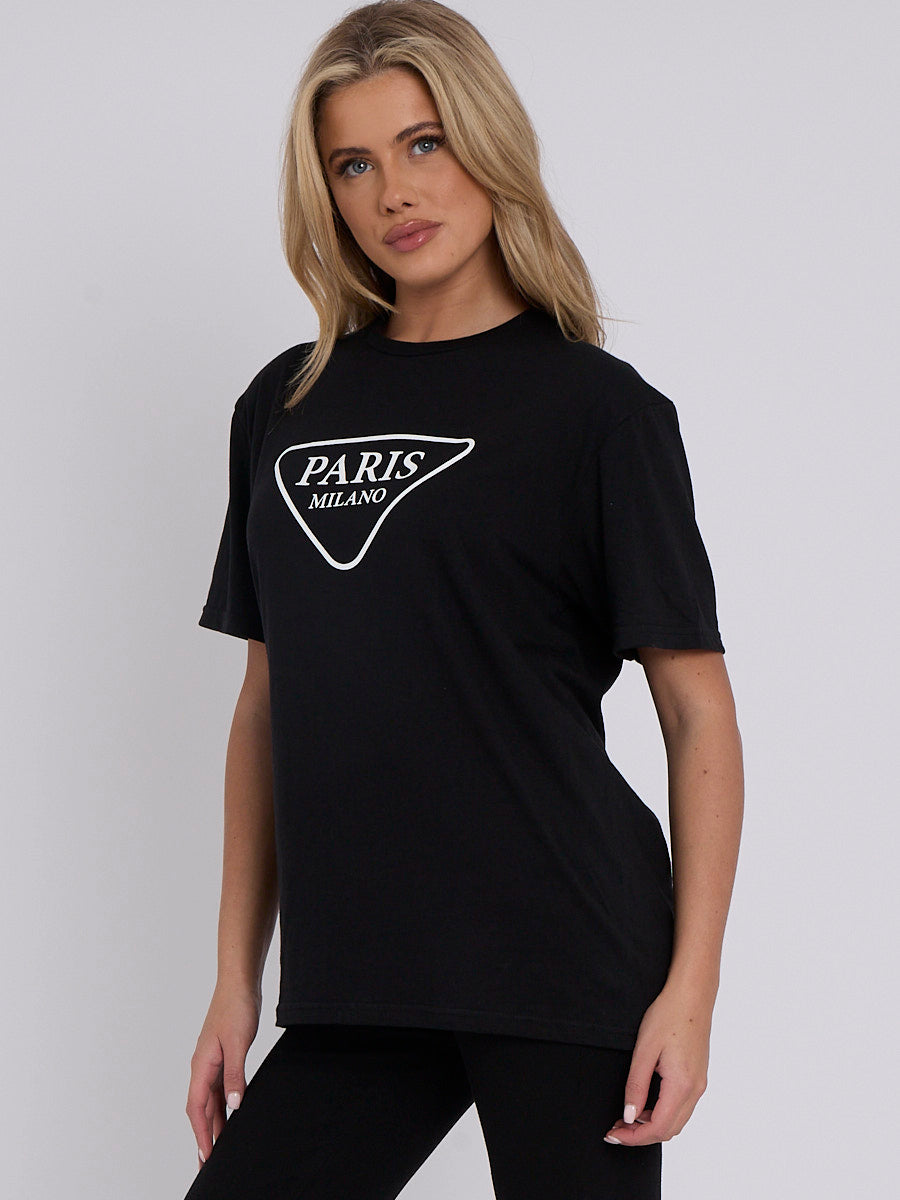 Paris Milano Printed T-Shirt