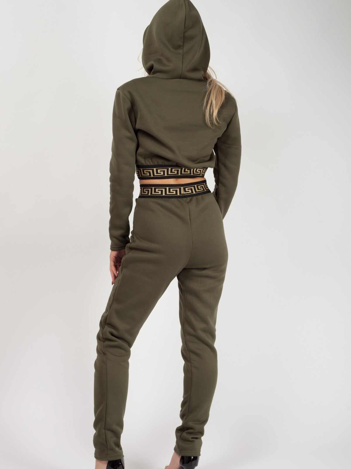 Patterned Trim Fleece Co-ord