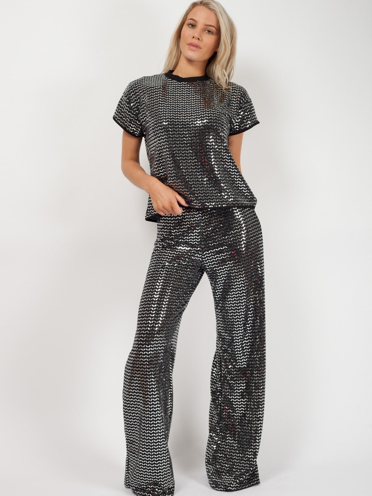 Kady Lurex Sequin Trouser
