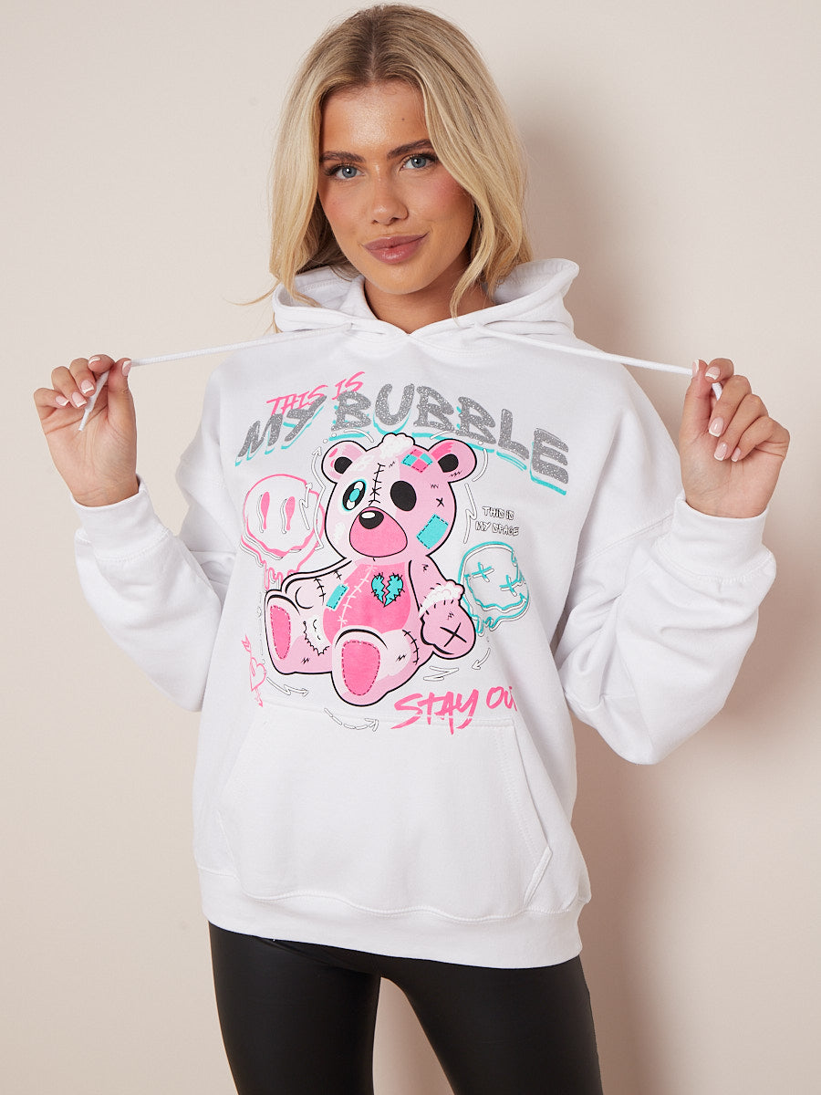 My Bubble Graphic Print Hoodie