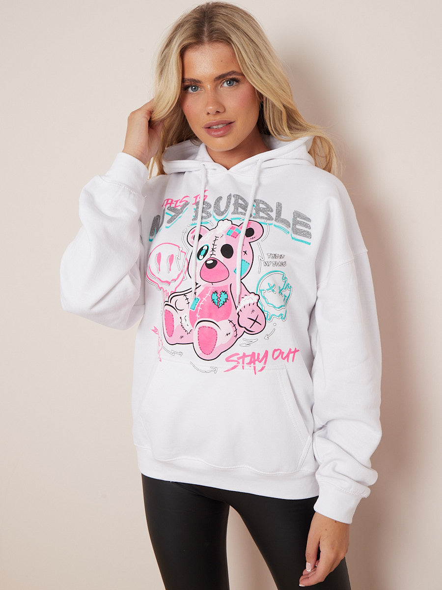 My Bubble Graphic Print Hoodie