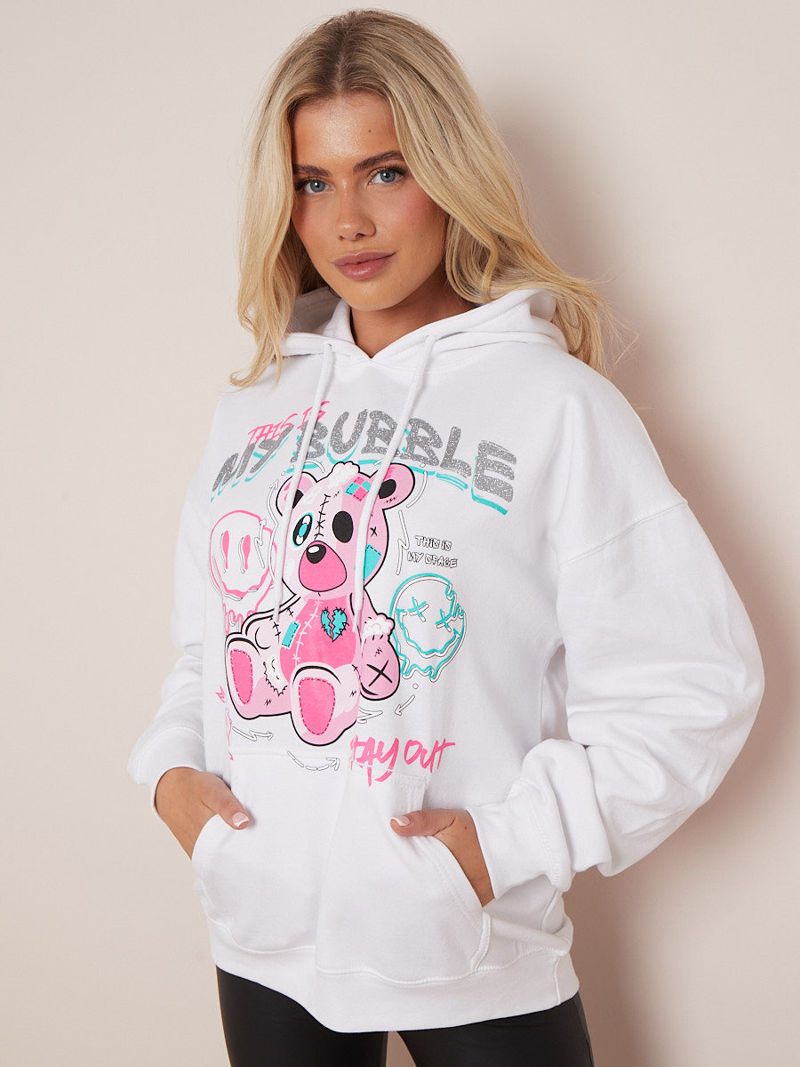 My Bubble Graphic Print Hoodie