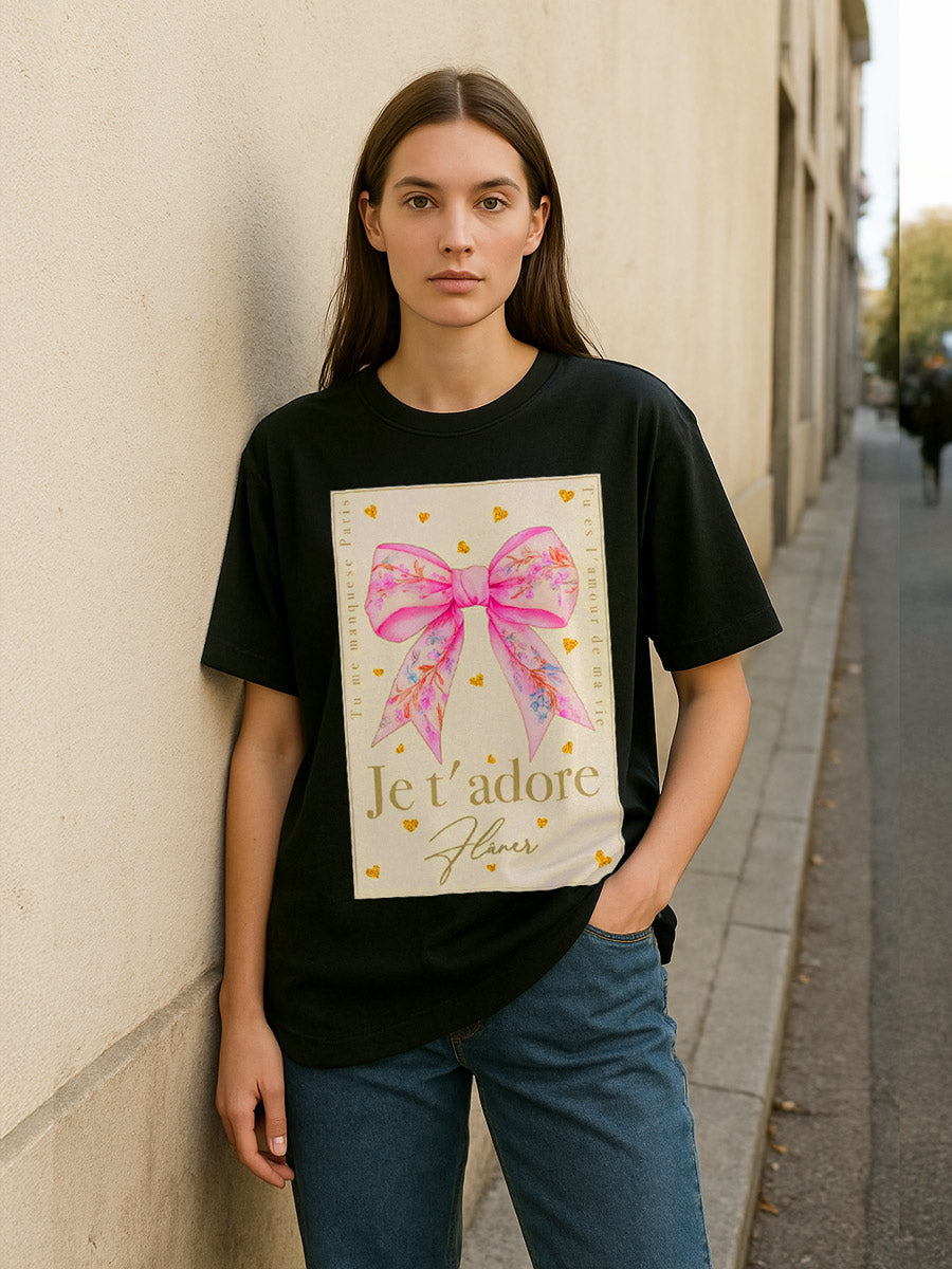 Je t'adore Graphic Printed T-shirt