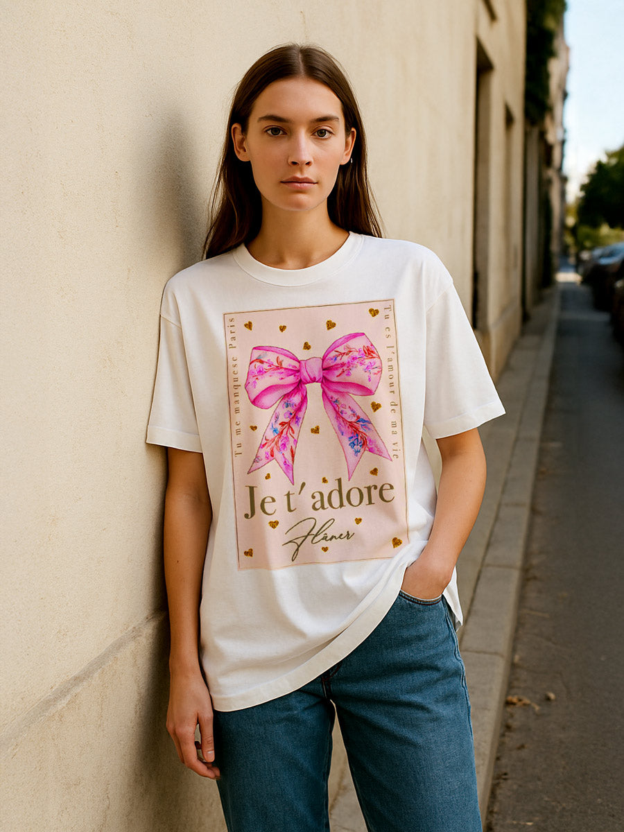 Je t'adore Graphic Printed T-shirt