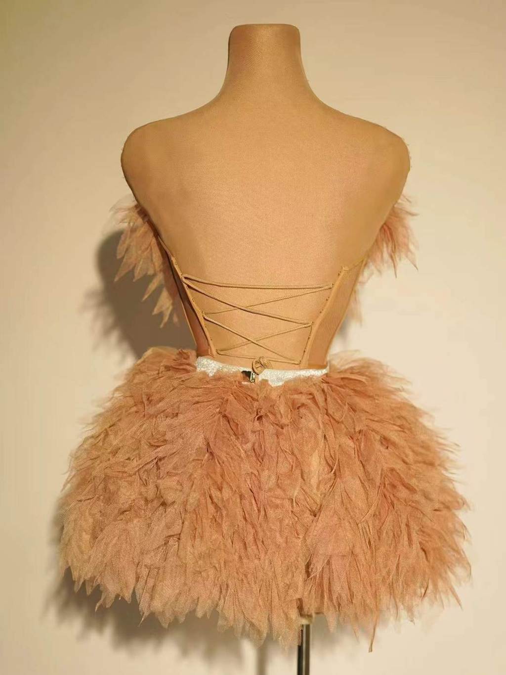 Jolleen Strapless Embellished Tulle Skirt Set