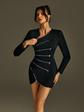 Latacia Long Sleeve Mini Dress