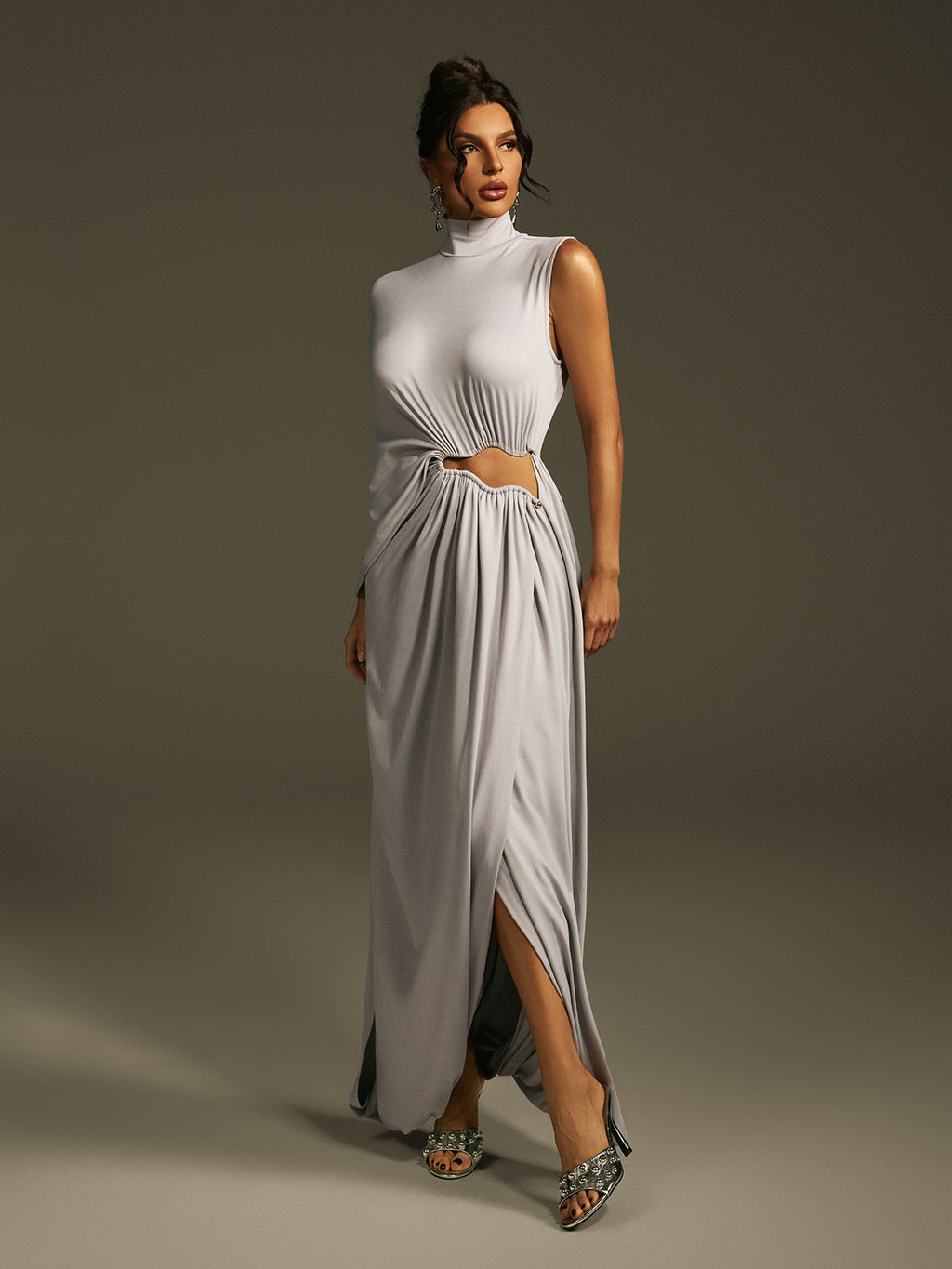 Lavina One Shoulder Cutout Maxi Dress