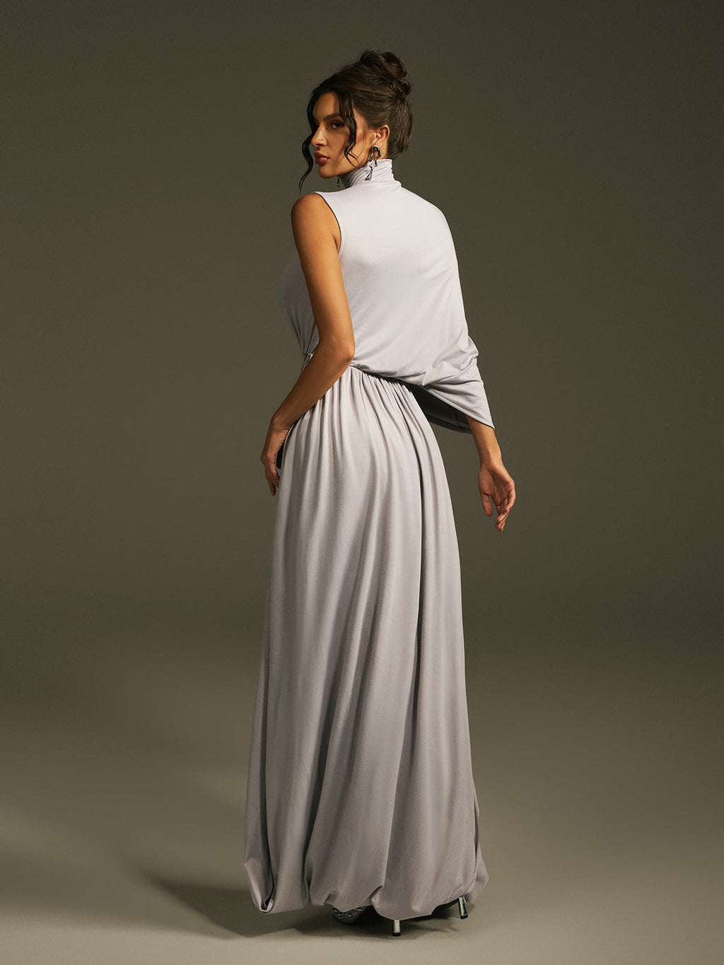 Lavina One Shoulder Cutout Maxi Dress
