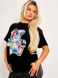 Blessed Teddy Graphic Printed T-Shirt