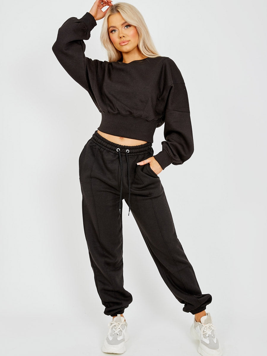 Oversized Seam Detail Fleece Co-ord