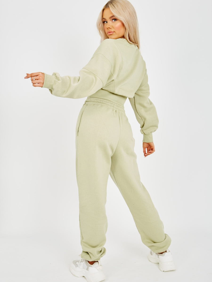 Oversized Seam Detail Fleece Co-ord