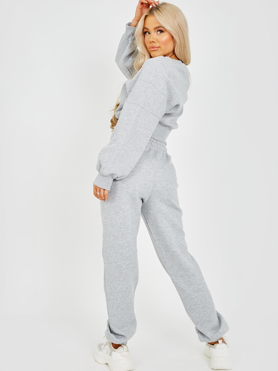 Oversized Seam Detail Fleece Co-ord