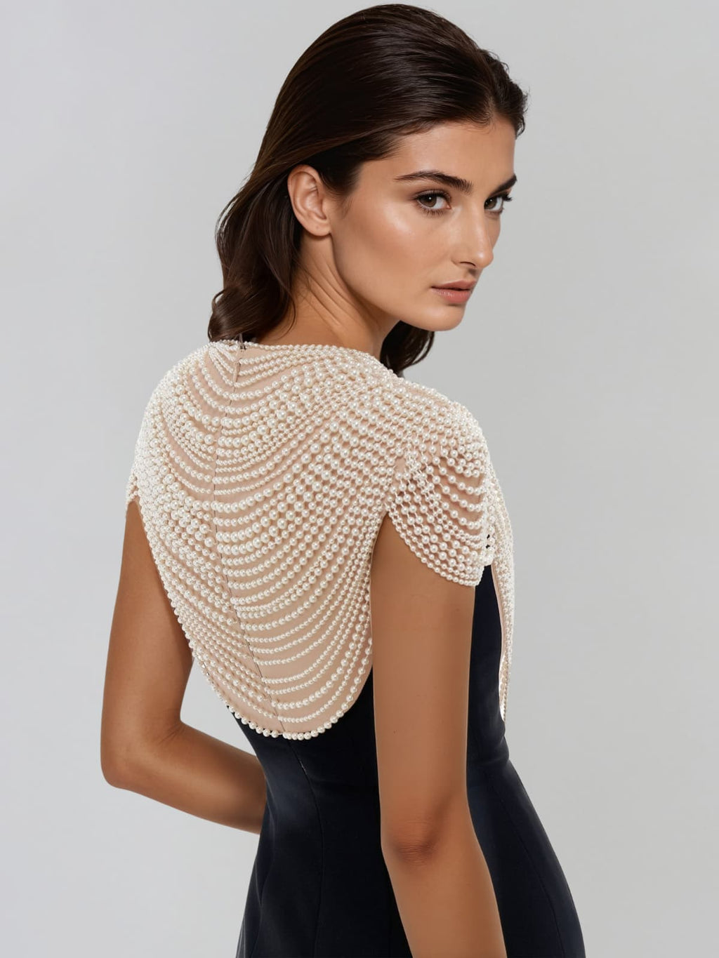 Lythendor Pearl Chain Maxi Dress