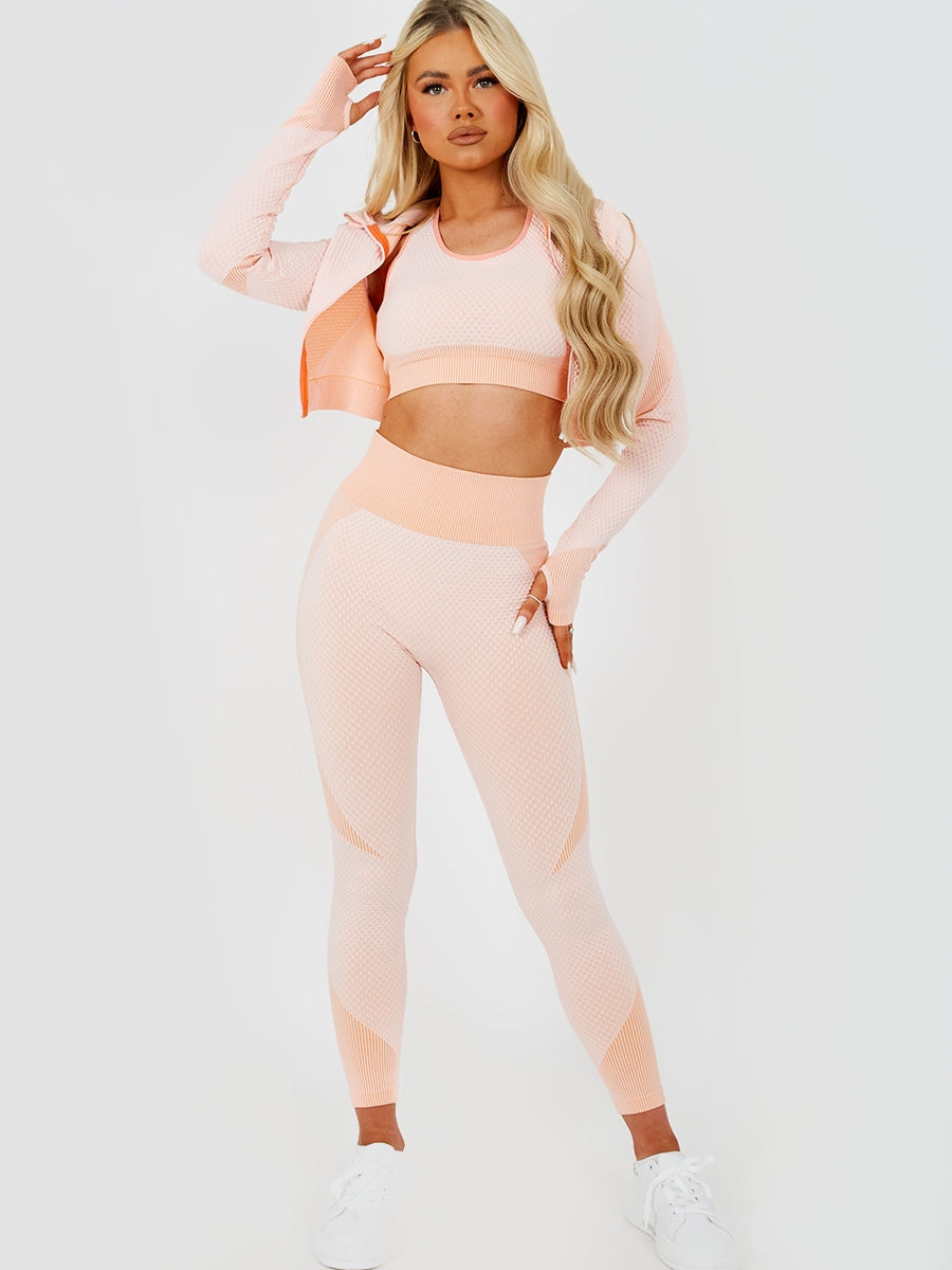 3 Piece Seamless Gym Set