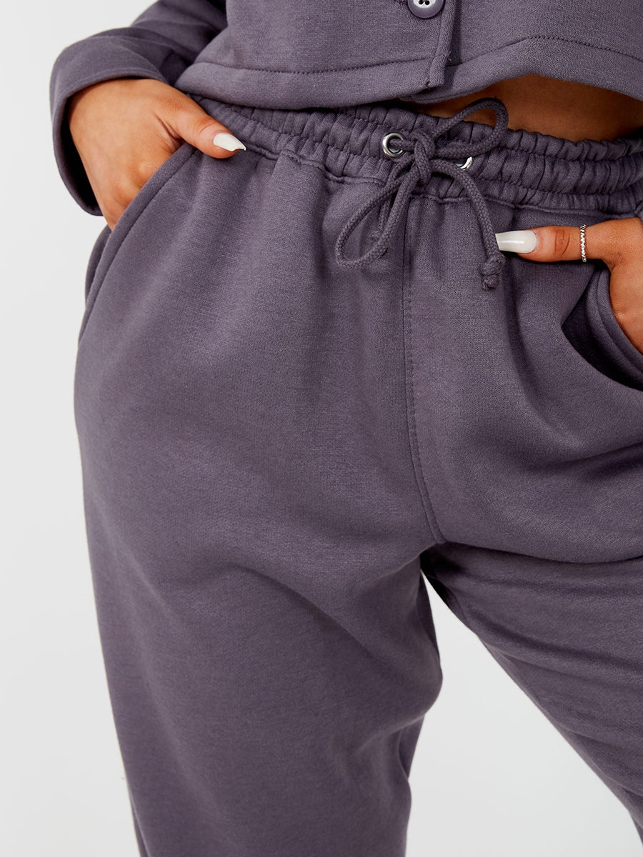 Utility Button Top & Jogger Co-ord