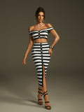 Marfa Off Shoulder Bandage Skirt Set