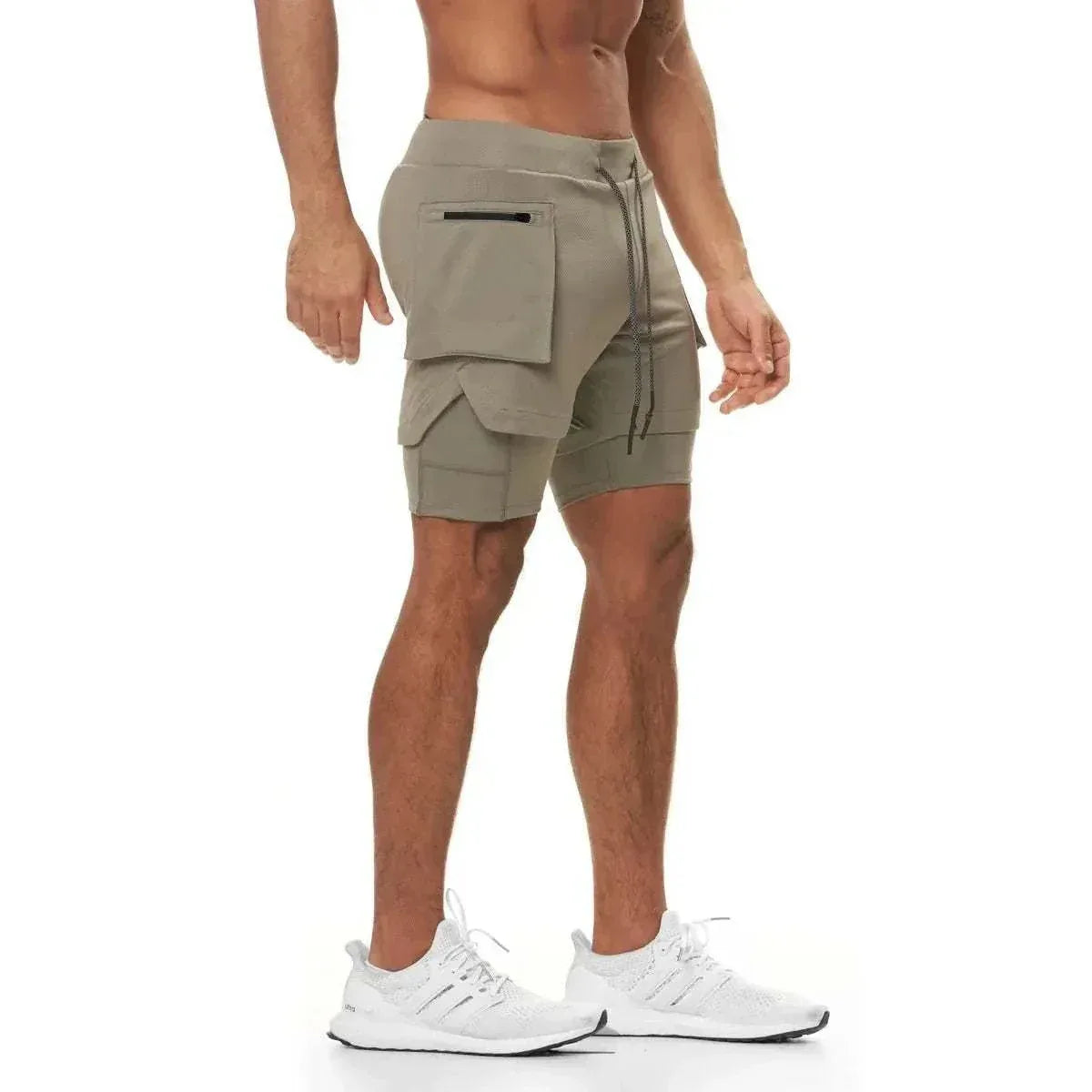 Men’s 2-in-1 Training Bottoms with Phone Pocket