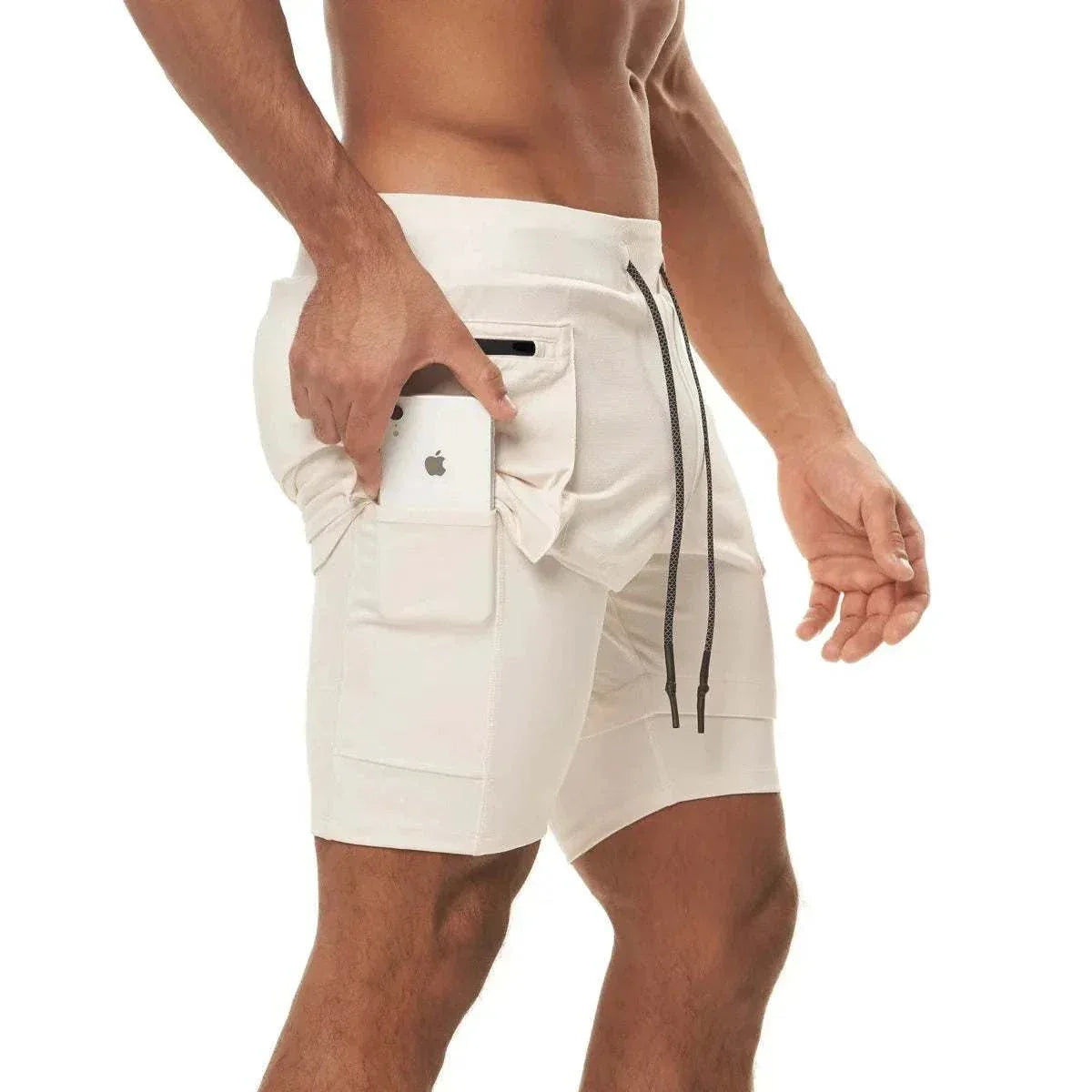 Men’s 2-in-1 Training Bottoms with Phone Pocket