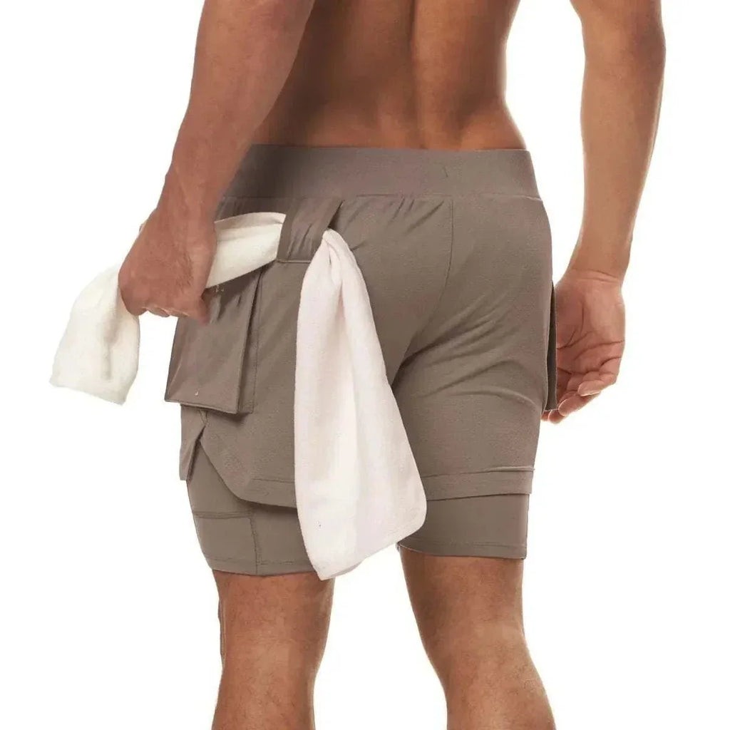Men’s 2-in-1 Training Bottoms with Phone Pocket