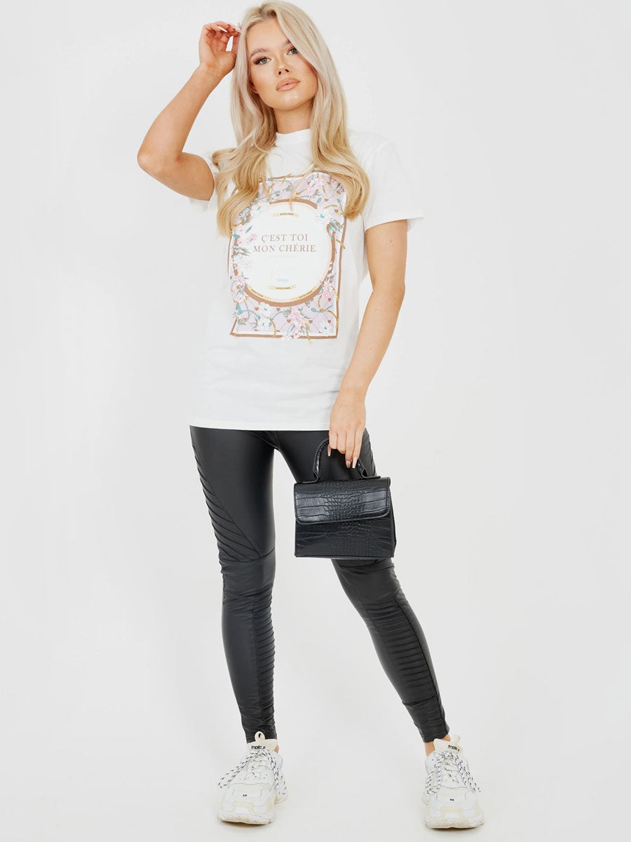 C'est Toi Graphic Printed T-Shirt