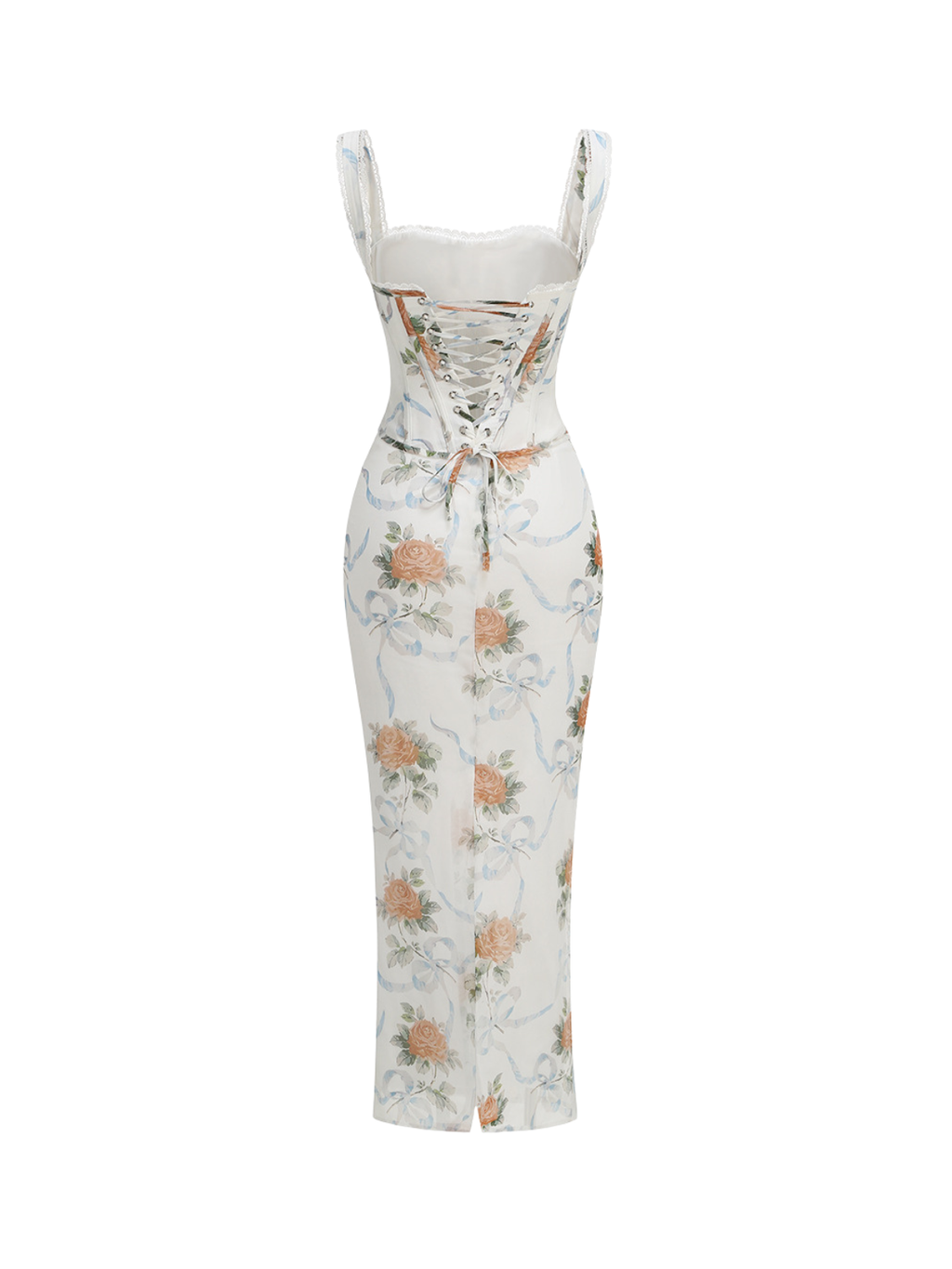 Pheron Off Shoulder Floral Maxi Dress
