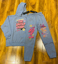 Kids Lovely Club Slogan Fleece Co-ord