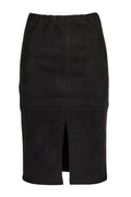 Suedette Pencil Skirt